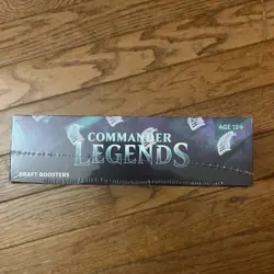 Magic The Gathering Commander Legends Draft Booster Box Brand New Factory Sealed - Image 3