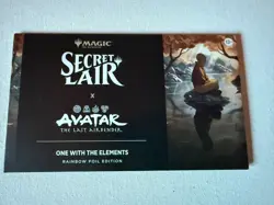 MTG Secret Lair Avatar One with the Elements - rainbow foil - new FREE SHIPPING - Image 1