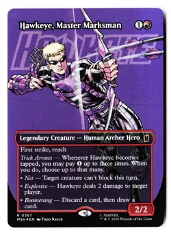 Hawkeye, Master Marksman (Borderless) 367 MSH Magic: The Gathering Foil - Image 1