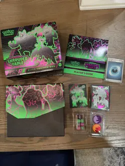 Pokemon TCG Shrouded Fable ETB Opened w/ Accessories - No Packs/No Promo - Image 1
