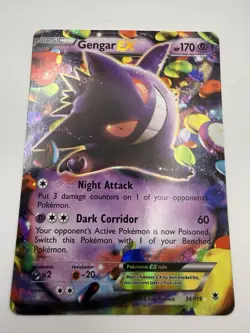 Pokemon Gengar EX 34/119 XY Phantom Forces Ultra Rare Holo - Image 1