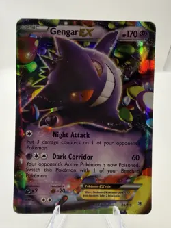 Pokemon Gengar EX 34/119 XY Phantom Forces Ultra Rare Holo - Image 3