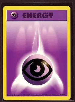 Shadowless Psychic Energy Non-Holo 1999 WOTC Pokemon Card 101/102 Base Set NM/M - Image 1