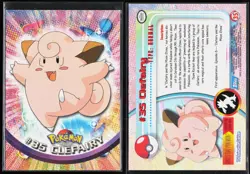 Clefairy #35 - Pokemon Topps Trading Cards Series 1 - Black Logo Non-Holo - NM - Image 3