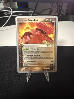 Team Magma’s Groudon 9/95 Pokemon 2004 World Championship Edition - MP Condition - Image 1