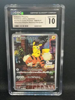 2023 Pokemon Detective Pikachu Returns 098/SV-P CGC 10 Gem Mint Promo Japanese - Image 1