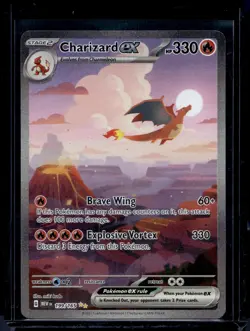 2023 Pokemon Scarlet & Violet 151 Charizard EX Secret Rare SAR #199/165 - Image 1