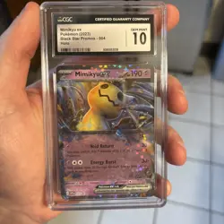 2023 Pokemon Mimikyu ex Black Star Promos 004 CGC 10 - Image 1