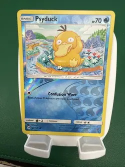 Psyduck 28/149 Common SM Base Set Pokemon Reverse Holo Near Mint - Image 1