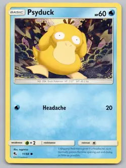 Psyduck 11/68 Common Hidden Fates Pokemon LP - Image 1