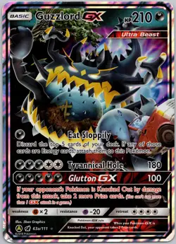 *Jumbo* Guzzlord GX 63a/111 Holo Promo Alternate Art Promos Pokemon DMG - Image 1