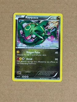 Rayquaza 93/113 Holo Legendary Treasures Pokemon LP - Image 1