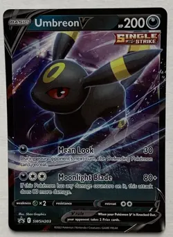 Pokemon TCG Umbreon V SWSH203 Black Star Promo NM - Image 1