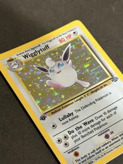 Wigglytuff 1st Edition 16/64 Pokemon Jungle 1st-Ed Holo Rare Near Mint 1999 - Image 2