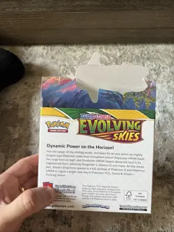 Pokemon TCG Sword & Shield EMPTY Evolving skies Booster Box Only - Image 3