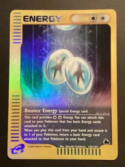 2003 Pokemon Skyridge Bounce Energy Reverse Holo #142/144 LP - Image 1
