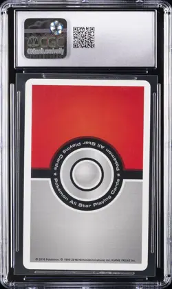 2017 POKEMON ALL STAR PLAYING CARDS 2 OF SPADES CELEBI CGC 10 GEM MINT - Image 2