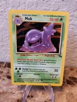1999 Pokemon WOTC Holo Rare Muk #13/62 13/62 - Image 2