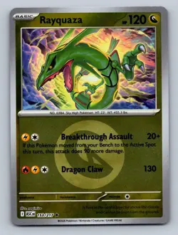 Rayquaza (Energy Symbol Pattern) 153/217 Ascended Heroes Reverse Holo NM OO-11-6 - Image 1