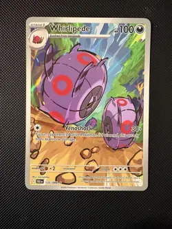 Pokemon Whirlipede 133/086 Sv: Black Bolt Illustration Rare - Image 1