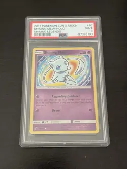 Pokemon Shining Mew Holo Shining Legends 40/73 PSA 9 - Image 1
