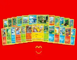 Pokemon McDonald's 25th Anniversary NON HOLO Cards - Pikachu, Charmander & more! - Image 1