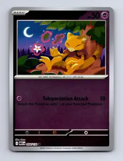 Abra 054/132 Common Mega Evolution Pokemon Reverse Holo Near Mint - Image 1