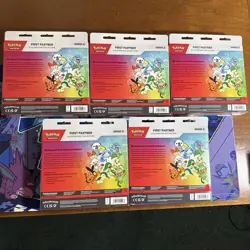 Pokemon First Partner Illustration Collection Series 2 Sealed Lot Of 5 New - Image 2