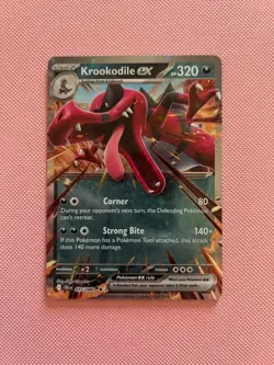 Krookodile ex 055/086 Me04: Chaos Rising Holo - English - Pokemon TCG - Image 1
