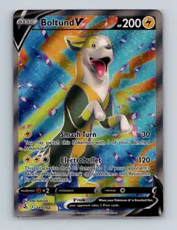 Boltund V 249 2023 Pokemon Fusion Strike Full Art Ultra Rare Card NM+ - Image 1