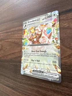Greedent ex 179/197 Double Rare Obsidian Flames Pokemon Holo Near Mint - Image 4