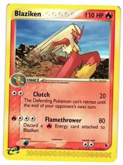 Pokemon TCG Blaziken 15/109 Ruby and Sapphire Regular VLP - Image 1