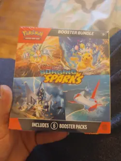 Pokemon TCG Surging Sparks Booster Bundle Scarlet and Violet 6 packs - Image 1