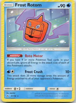 Frost Rotom 41/156 Rare Ultra Prism Pokemon TCG NM - Image 1
