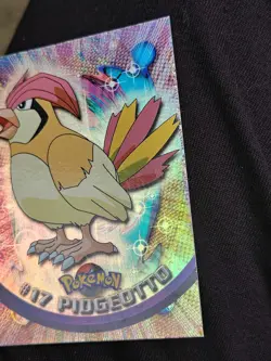 Topps TV Animation Edition Pidgeotto #17 Holo Pokemon Card English 1999 - Image 2