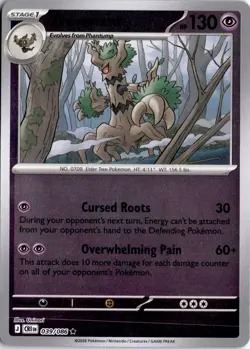 Trevenant 039/086 ME04: Chaos Rising Pokemon Card TCG - Image 1