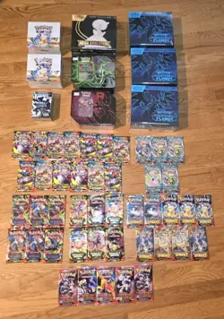 FOR Koje35 Pokemon Sealed Lot ETBs Boosters Mega Evolution Phantasmal Flames - Image 1