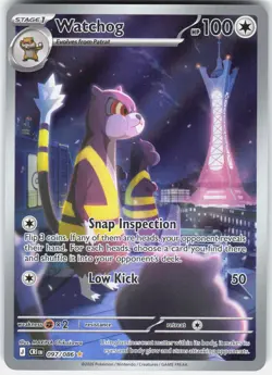 Watchog 097/086 Holo Illustration Rare Chaos Rising Pokemon Near Mint - Image 1