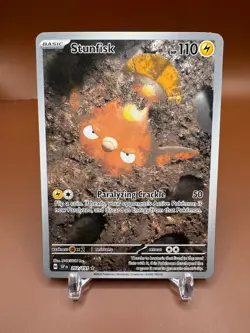 Stunfisk 202/191 Illustration Rare Surging Sparks Pokemon Holo Near Mint - Image 1