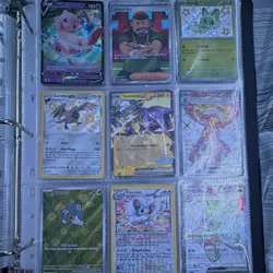Pokemon TCG lot with IR's, Shiny's, and V cards BINDER AND SLEEVES INCLUDED - Image 1