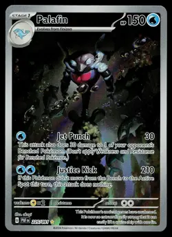 Pokemon Card Paldean Fates Palafin 225/091 Illustration Rare - Image 1