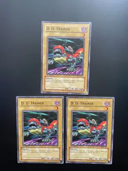 Yugioh D.D. Trainer DCR-055 1st Edition Common MP/HP X3 - Image 1