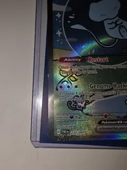 Mew ex 232/091 SIR Paldean Fates Full Art ENGLISH (LP) - Image 4