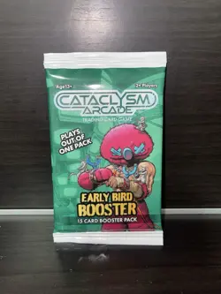 Cataclysm Arcade TCG Kickstarter Early Bird 15 Card Booster Pack SEALED - Image 1