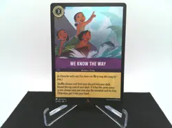 We Know the Way 61 Cold Foil Shimmering Skies Disney Lorcana - Image 1