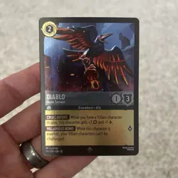 Disney Lorcana TCG Diablo - Stone Servant Ursula's Return 96/204 Cold Foil Rare - Image 1