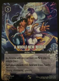 Disney Lorcana - A Whole New World - Promo Card 10/C1 NM SHIPS FAST - Image 1