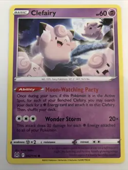 Pokemon TCG Lost Origin Clefairy 062/196 NM - Image 1