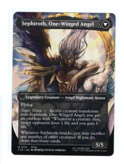 Sephiroth, Fabled SOLDIER (0317) | Borderless | NM | MTG | Mythic | FIN - Image 2