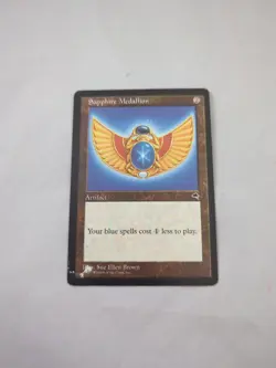 MTG Sapphire Medallion Tempest Regular Rare Magic The Gathering HP - Image 1